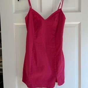 Mini pink dress